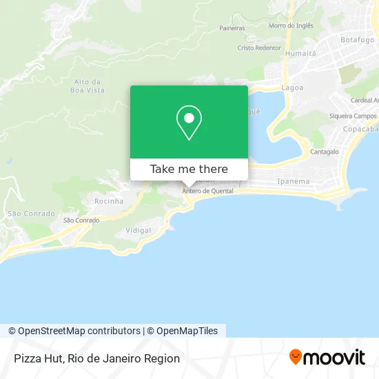Pizza Hut map