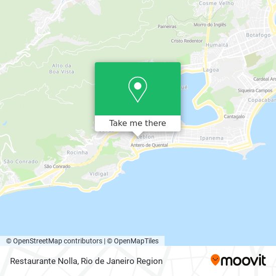 Mapa Restaurante Nolla
