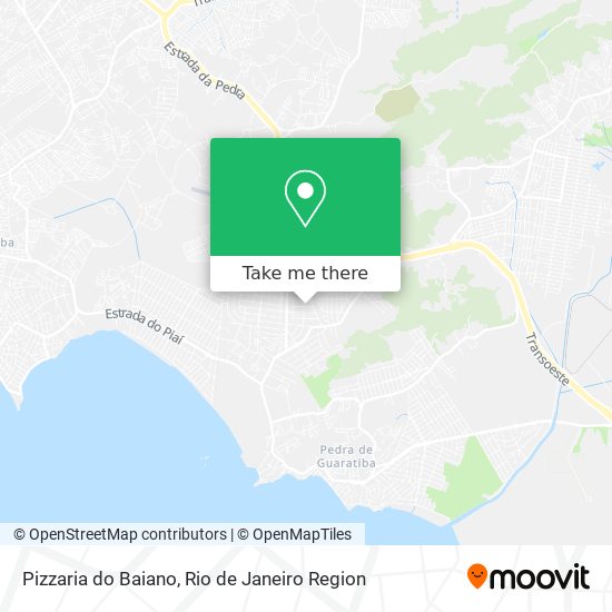 Pizzaria do Baiano map