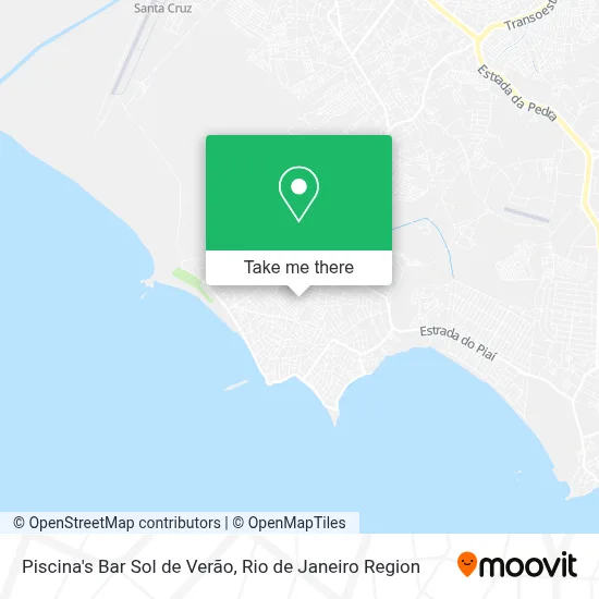 Piscina's Bar Sol de Verão map