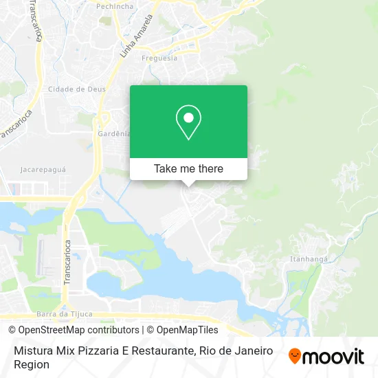 Mistura Mix Pizzaria E Restaurante map