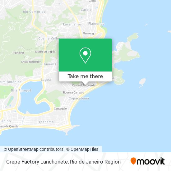 Crepe Factory Lanchonete map