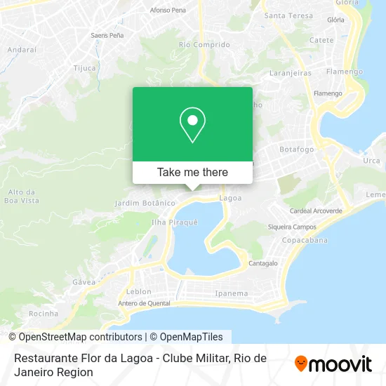 Restaurante Flor da Lagoa - Clube Militar map