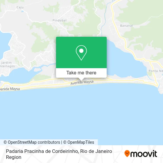 Padaria Pracinha de Cordeirinho map