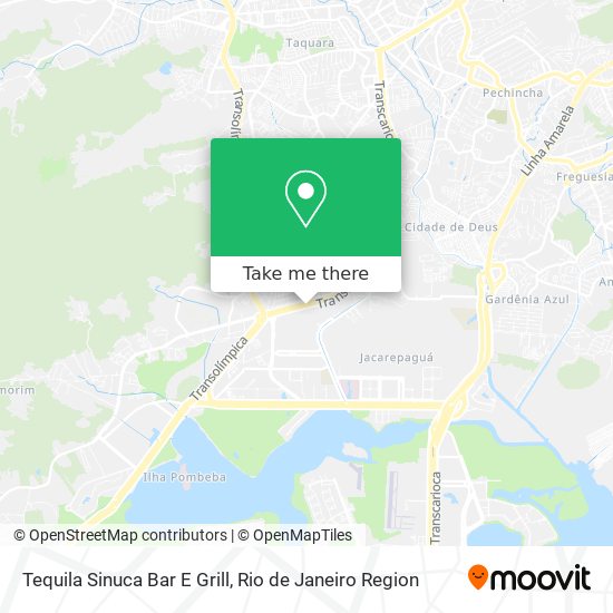 Tequila Sinuca Bar E Grill map