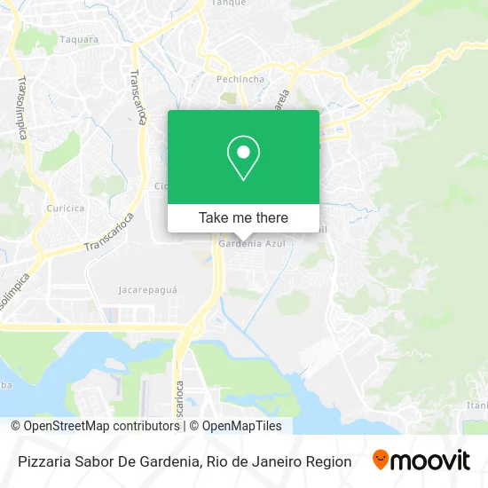 Pizzaria Sabor De Gardenia map