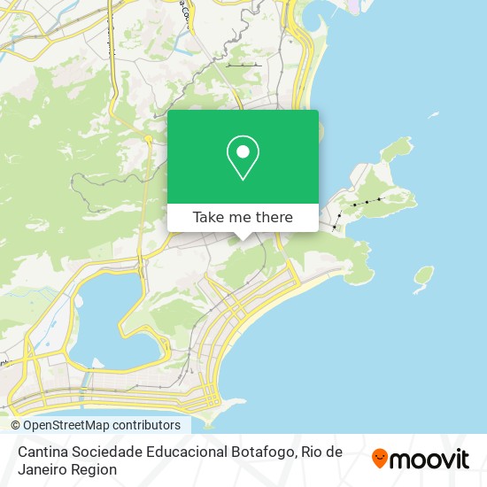 Mapa Cantina Sociedade Educacional Botafogo