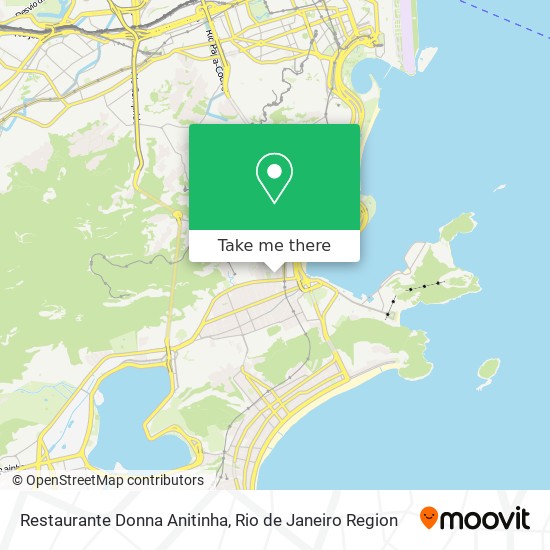 Mapa Restaurante Donna Anitinha