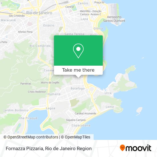 Mapa Fornazza Pizzaria