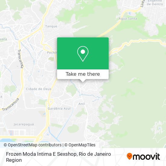 Frozen Moda Intima E Sexshop map