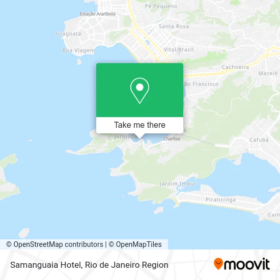 Samanguaia Hotel map