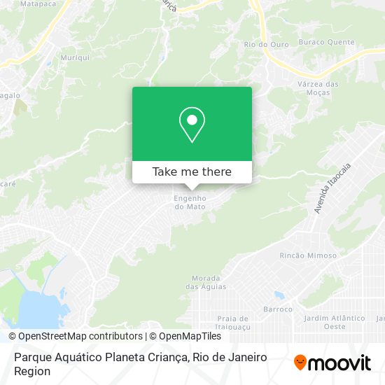 Parque Aquático Planeta Criança map