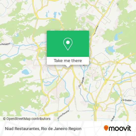 Niad Restaurantes map