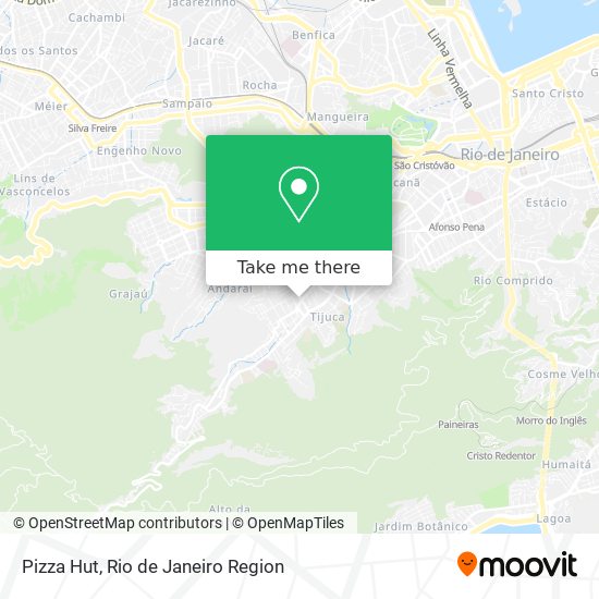 Pizza Hut map