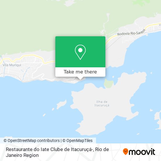 Restaurante do Iate Clube de Itacuruçá- map