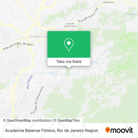 Academia Baiense Fitness map
