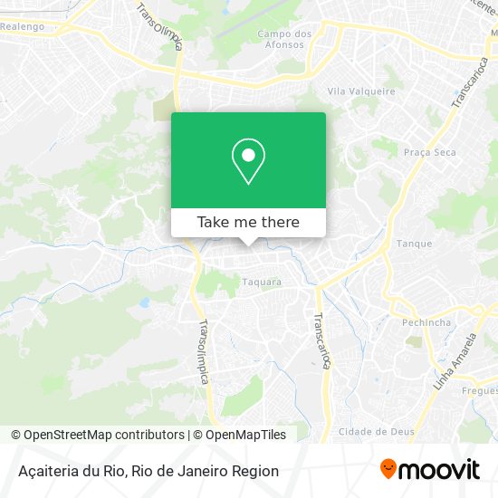 Açaiteria du Rio map