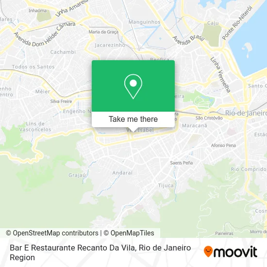 Bar E Restaurante Recanto Da Vila map