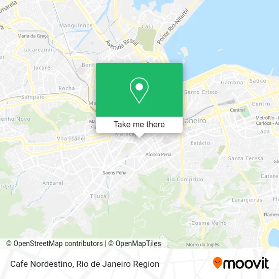 Cafe Nordestino map