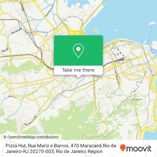 Pizza Hut, Rua Mariz e Barros, 470 Maracanã Rio de Janeiro-RJ 20270-003 map