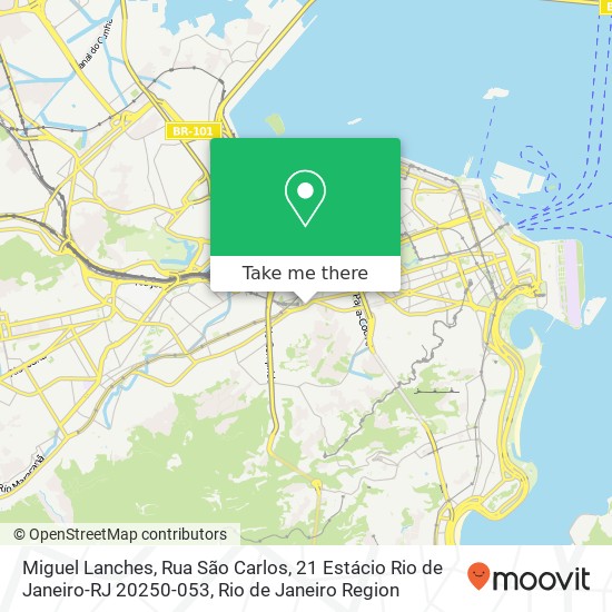 Miguel Lanches, Rua São Carlos, 21 Estácio Rio de Janeiro-RJ 20250-053 map