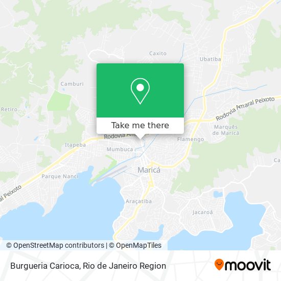 Burgueria Carioca map