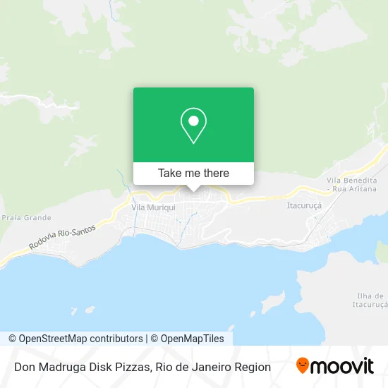 Don Madruga Disk Pizzas map