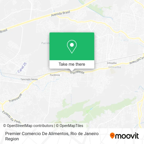Premier Comercio De Alimentos map