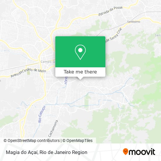 Magia do Açaí map