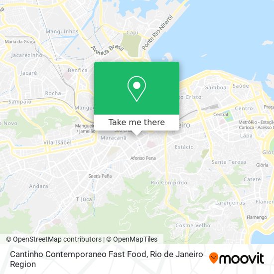Cantinho Contemporaneo Fast Food map