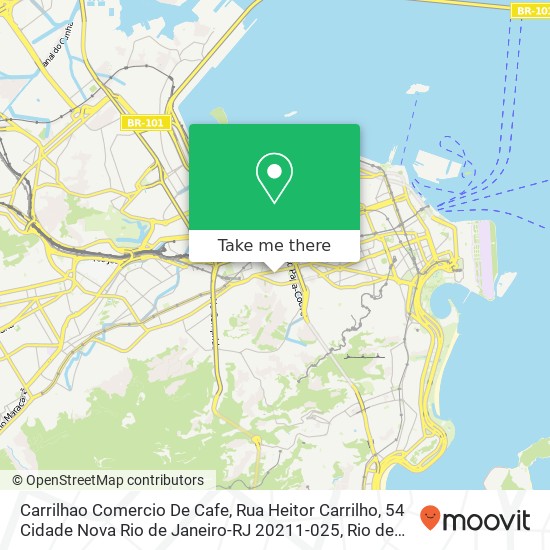 Carrilhao Comercio De Cafe, Rua Heitor Carrilho, 54 Cidade Nova Rio de Janeiro-RJ 20211-025 map