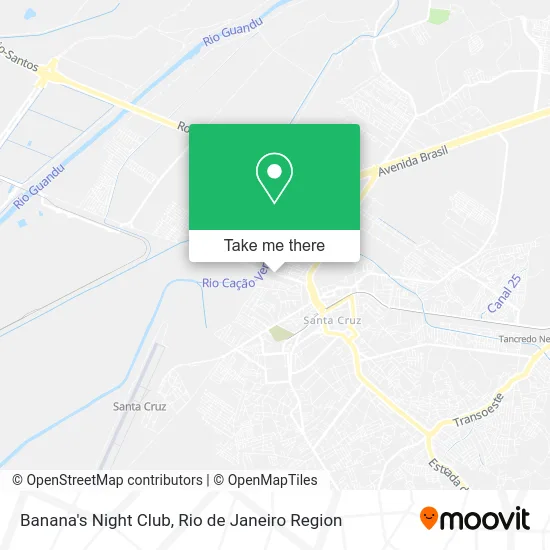 Banana's Night Club map