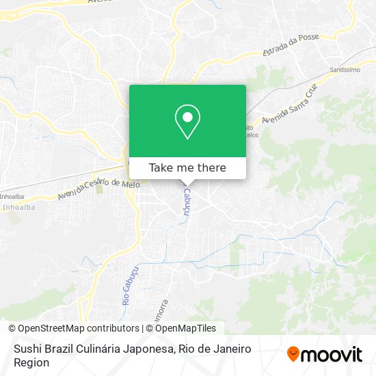 Sushi Brazil Culinária Japonesa map