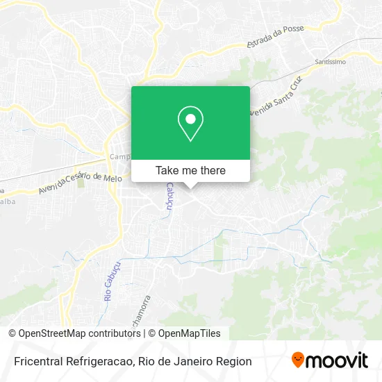 Fricentral Refrigeracao map