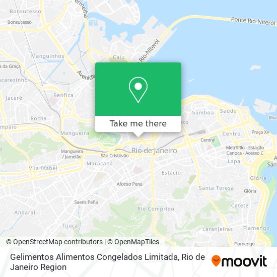 Gelimentos Alimentos Congelados Limitada map