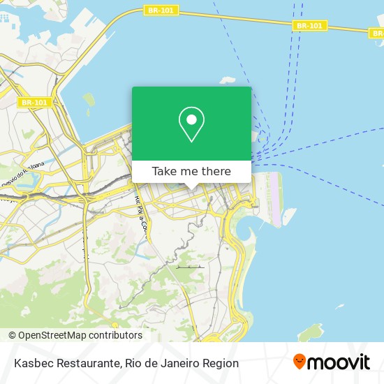 Mapa Kasbec Restaurante