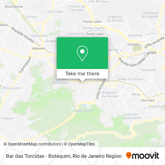 Mapa Bar das Torcidas - Botequim