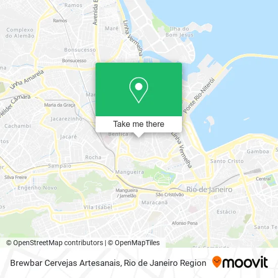 Brewbar Cervejas Artesanais map