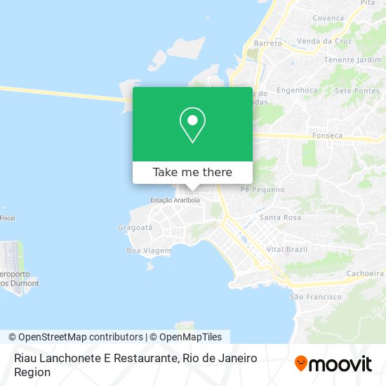 Mapa Riau Lanchonete E Restaurante