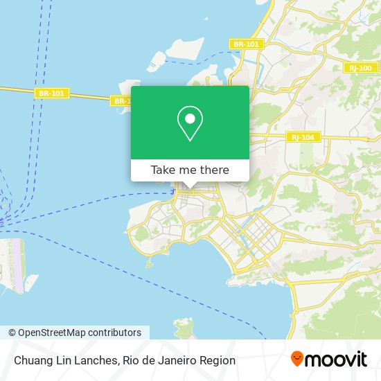 Mapa Chuang Lin Lanches