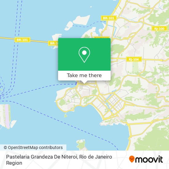 Pastelaria Grandeza De Niteroi map