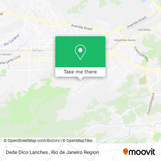 Dede Dico Lanches. map