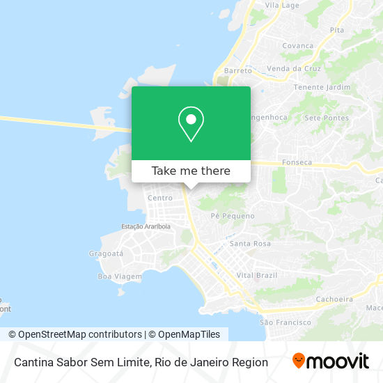 Cantina Sabor Sem Limite map