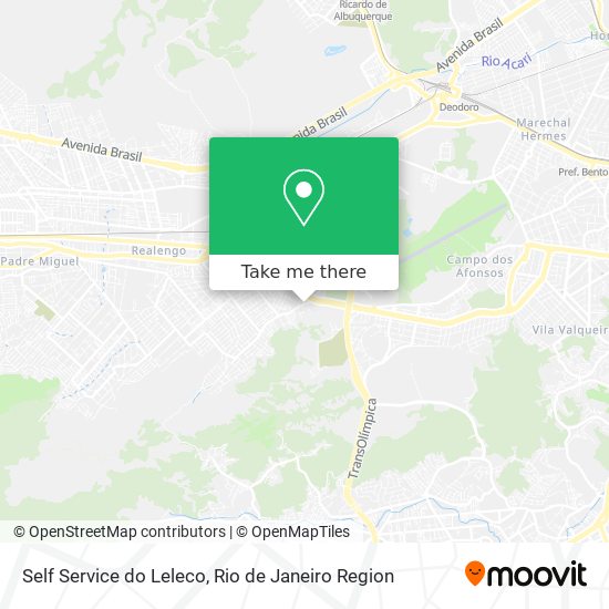 Mapa Self Service do Leleco