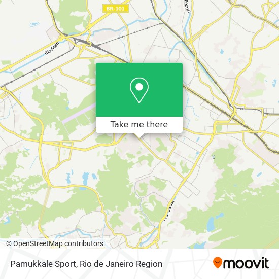 Mapa Pamukkale Sport