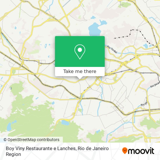 Mapa Boy Viny Restaurante e Lanches