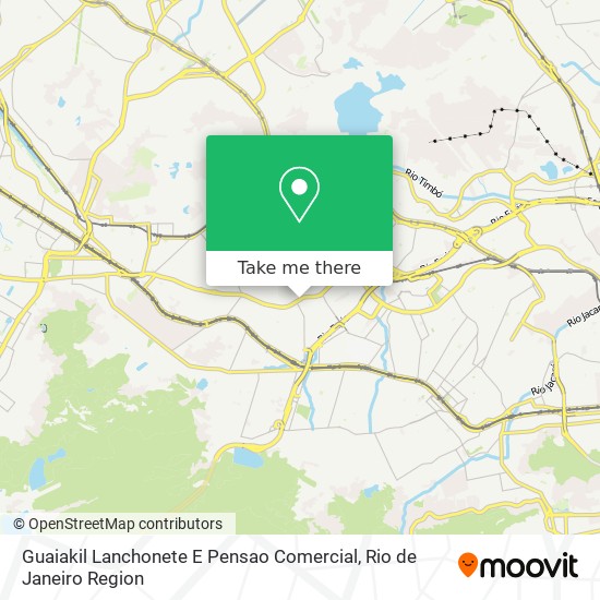 Guaiakil Lanchonete E Pensao Comercial map