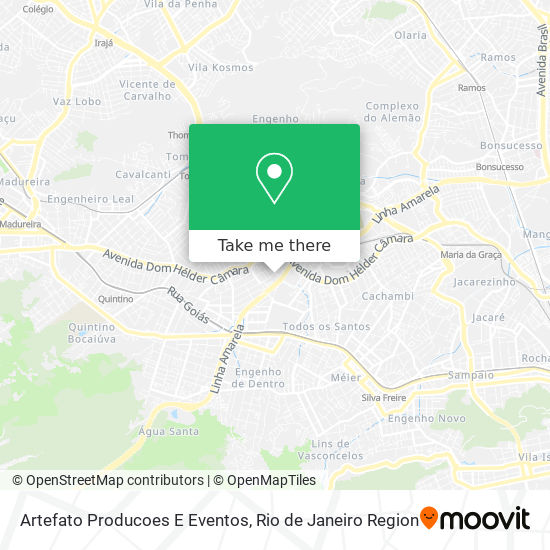 Mapa Artefato Producoes E Eventos