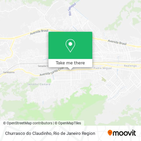 Churrasco do Claudinho map