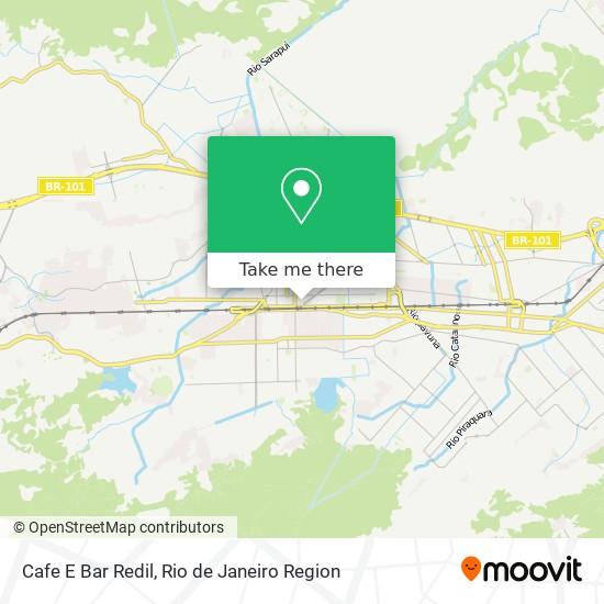 Cafe E Bar Redil map